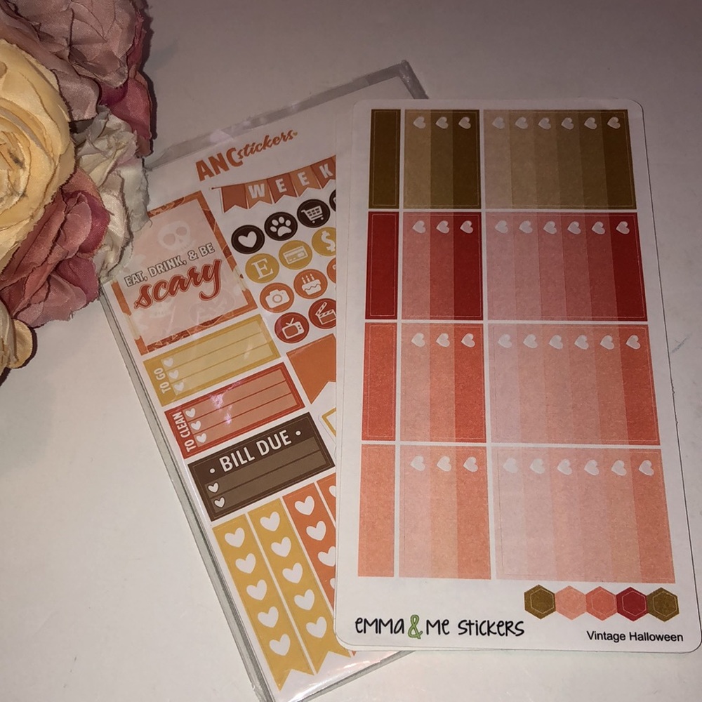 Halloween stickers vintage Halloween Junk Journal STICKERS Halloween planner